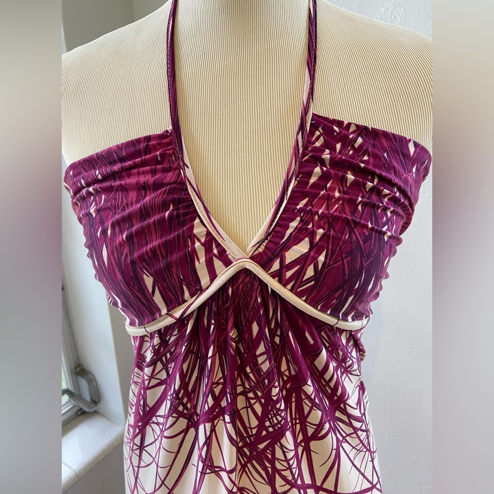 Vintage Glam 1970’s Halter Maxi